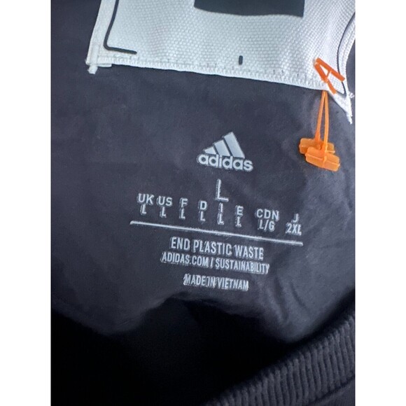 Adidas Future Icons Badge of Sport T-Shirt Men's Size Large Dark Gray/Black - Picture 9 of 9